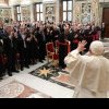 Papa Francisc îndeamnă membrii asociației ”Papal Foundation” să redescopere rugăciunea de adorație