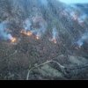 (AUDIO/FOTO) Bacău: Autoritățile intervin la stingerea incendiului produs la fondul forestier Tg. Ocna
