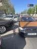 Accident cu 5 mașini în Pitești. Un pieton rănit