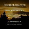 Concert de Pricesne la Biserica „Învierea Domnului”. Invitat: Alexandru Chiriac, bariton al Operei Brașov