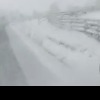 VIDEO: Temperaturi negative și căderi de zăpadă în Băișoara și Mărișel. CJ Cluj a acționat pentru deszăpezire și combaterea poleiului
