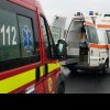 Un autotren s-a răsturnat în afara carosabilului pe DN 7. Trei persoane au necesitat transport la spital