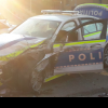 Autospecială de poliție, distrusă la Turda de către o șoferiță de 31 de ani
