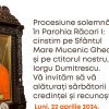 La Răcari va avea loc procesiunea cu Icoana Sfântului Mare Mucenic Gheorghe