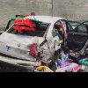 VIDEO – Trei autoturisme și un camion implicate într-un accident pe centura Vâlcele-Apahida