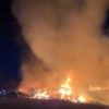 Incendiu puternic la o gospodărie din Milișăuți