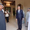 Marcel Ciolacu, primit de președintele Emiratelor Arabe Unite: 'Pe timp de pace putem contrui' (VIDEO)
