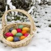Strat generos de zăpadă în Munții Făgăraș