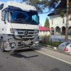 Un mort și un rănit grav după un accident între o mașină și un TIR în Suceava / Foto
