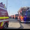 VIDEO A luat foc sediul DSVSA din Pitești