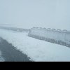 Lucrările de deszăpezire pe DN 67C Transalpina au fost oprite, din cauza ninsorii, vântului puternic și temperaturilor scăzute