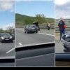 VIDEO: ACCIDENT rutier pe Autostrada A10, între Aiud și Turda. Două mașini s-au lovit