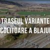 VIDEO: Imagini din dronă cu traseul variantei ocolitoare a municipiului Blaj. Când vor începe lucrările la noul drum