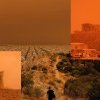 VIDEO. Imagini spectaculoase cu Atena, orașul înghițit de o ceață portocalie, provocată de furtuna de praf din Sahara