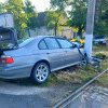 Accident în această dimineață la Mândruloc între un BMW și un Opel