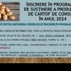 Înscriere în programul dedicat susținerii producției de cartof de consum