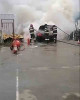 Incendiu în Vlaicu: un autoturism a luat foc