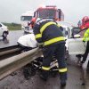 Moarte cumplită pentru un șofer de 38 de ani, pe Autostrada A1! S-a oprit cu BMW-ul între parapeții despărțitori dintre sensuri