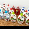 Peste o 100 de litri de detergent contrafăcut, confiscat de jandarmi într-o piață din Târgoviște