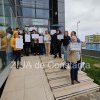 Protest la Oficiul Registrului Comertului Constanta! Ce revendicari au sindicalistii (GALERIE FOTO+VIDEO)