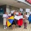 PROTEST REGISTRUL COMERȚULUI Angajații de la Registrul Comerțului Satu Mare continuă protestele
