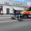 Accident cu o motocicletă pe strada Avram Iancu - FOTO