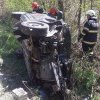 Cluj: Accident în comuna Iara! O mașină s-a răsturnat - FOTO