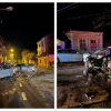 Cluj: ACCIDENT pe strada Decebal! Patru mașini făcute praf din cauza unui șofer beat - FOTO
