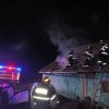 Incendiu în Dej! O casă de locuit a luat foc - FOTO