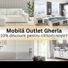 Mobilă nouă, fără defecte! Mobilă Outlet Gherla oferă un discount de 10% cititorilor noștri la toate piesele de mobilier! Oferta este valabilă doar 10 zile