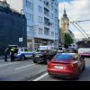 O elevă de 11 ani a fost lovită de o mașină a poliției, pe o stradă din centrul Clujului