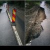 Un drum național din Apuseni s-a surpat, din cauza ploilor din ultimele zile! Trafic restricționat, se circulă pe un singur sens
