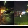 Un șofer beat a făcut prăpăd în Florești! S-a răsturnat și a avut nevoie de ajutor - FOTO