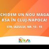 Vineri, 12 Aprilie, brandul KSA deschide un nou magazin în cartierul Mărăști din Cluj-Napoca. Reduceri de 50% la toate produsele la inaugurare