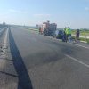 Accident pe A7 în Bacău: Șoferul unui Ford Focus a pierdut controlul volanului