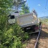 Un accident rutier a provocat întreruperea circulației feroviare în județul Bacău