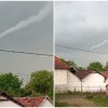 Fenomen similar unei tornade, în România. Unde au fost surprinse imaginile inedite