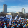 Protest în fața Guvernului. Românii nu mai vor să fie ”cobaii experimentelor fiscale”!