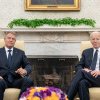 (VIDEO) Iohannis, la discuții cu Biden în Biroul Oval