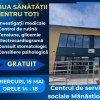 Pe 15 mai se deschide Centrul de servicii social integrate Mănăstioara din Siret. Oamenii vor beneficia de investigații medicale generale gratuite