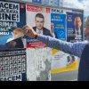 Viceprimarul Harșovschi reclamă că peste un afiș de-al său a fost lipit un alt afiș de la PSD