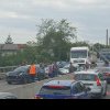 Accident în lanţ pe DN 1, la Bărcăneşti. Trafic blocat şi deviat pe sensul spre Bucureşti - FOTO