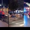 Accident teribil la Iași. Un motociclist a intrat într-un refugiu pentru pietoni, după șicane în trafic cu 2 șoferi - FOTO/VIDEO