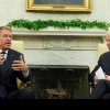 Președintele Klaus Iohannis, primit de Joe Biden, la Casa Albă. Discuții despre susținerea SUA pentru șefia NATO: Am decis să continuăm dialogul - VIDEO