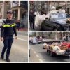 O nuntă cu alai a blocat și șoseaua și trotuarele la Buzescu, în Teleorman și poliția a deschis dosar penal și a dat amenzi pentru parcare în locuri interzise VIDEO