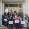 Angajații APM Brașov au protestat, astăzi