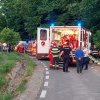 FOTO Accident cu opt victime în Bistrița-Năsăud. O mașină condusă de un minor s-a răsturnat pe un drum forestier