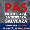 LIVE Conferința gratuită antidrog – P.A.S. Protejează, anticipează, salvează, la Brașov