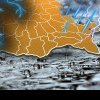 Cod portocaliu în România! A fost emis mesaj Ro-Alert, zonele vizate de vijelii și grindină