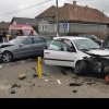 Două autoturisme în care se aflau trei persoane au fost implicate într-un accident rutier petrecut la Crăciunelu de Jos